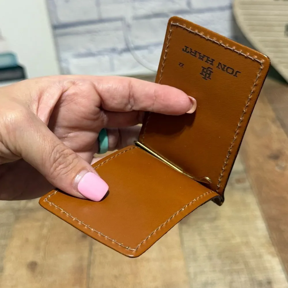 Jon hart mcclip  Brown color  monogram WMH